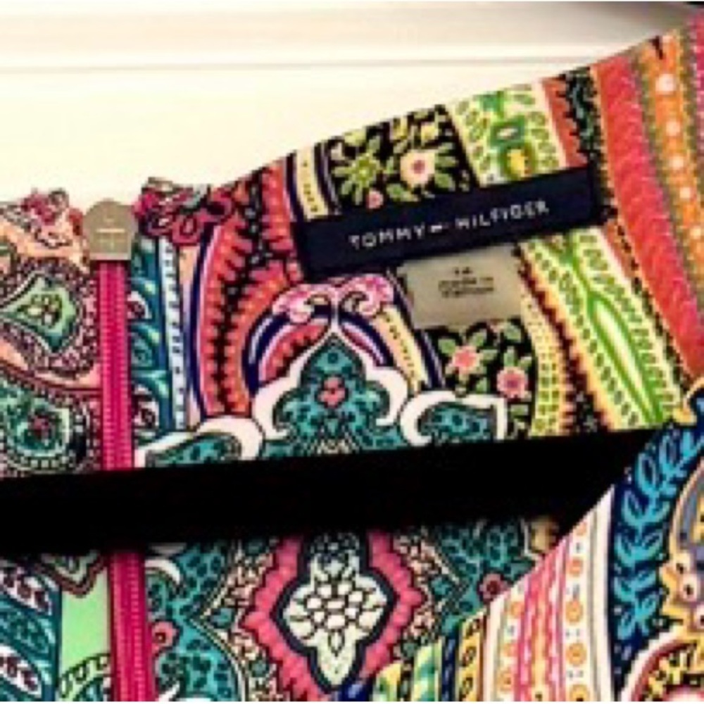 Tommy Hilfiger Multicolor Paisley Dress - Picture 2 of 2